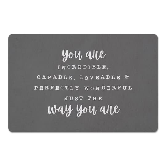 18" x 27" Just the Way You Are Floor Mat
